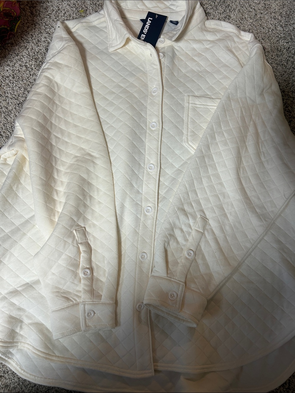 Lands End button down NWT
